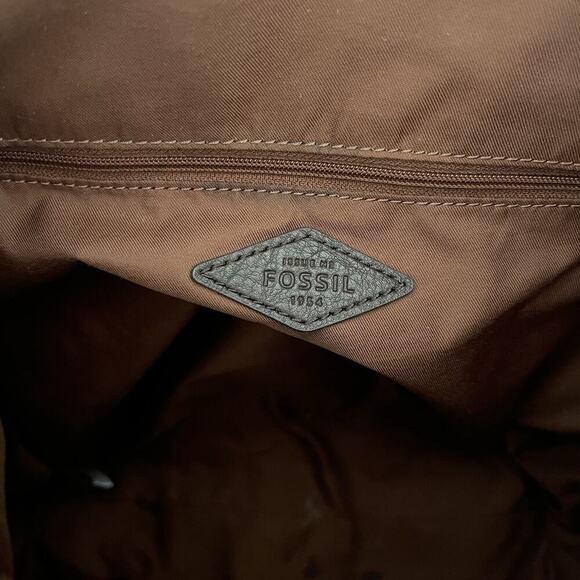 Fossil‎ Parker Faux Leather Convertible Backpack Purse Handbag in Brown main image 11